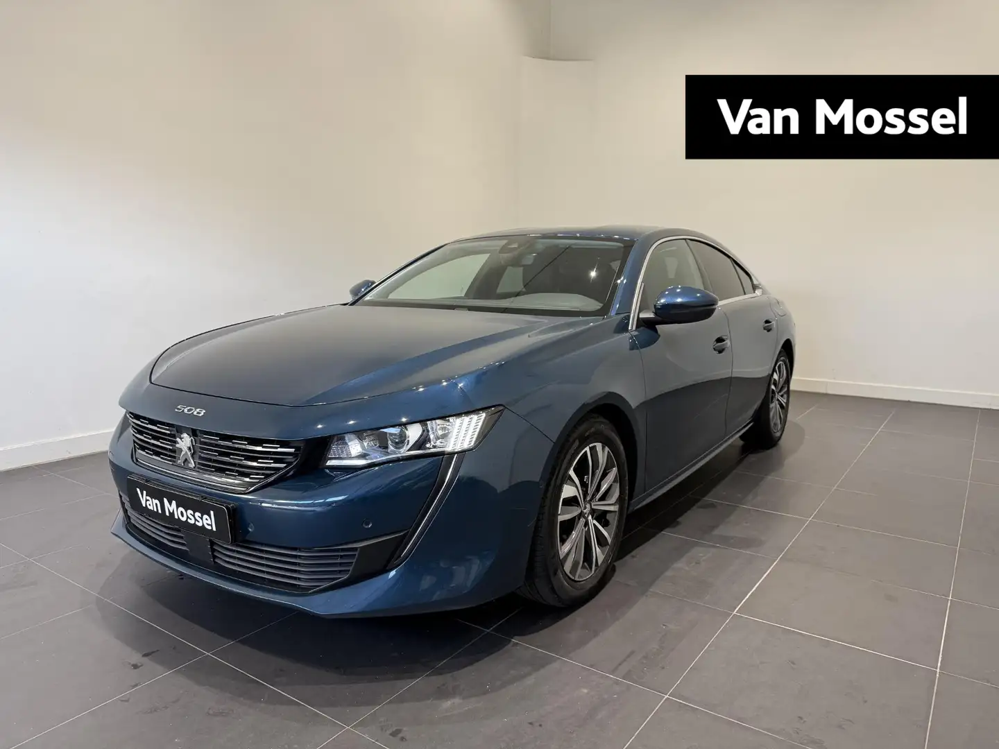 Peugeot 508 1.6 HYbrid Allure Pack Business l Leder l Apple ca Blauw - 1