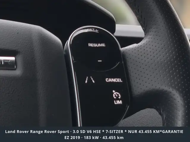 Land Rover Range Rover Sport 3.0 SD V6 HSE * 7-SITZER * NUR 43.455 KM*GARANTIE Ansicht 14