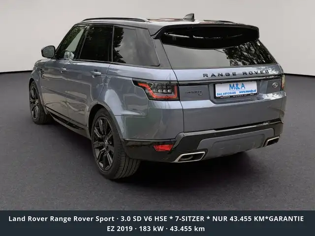 Land Rover Range Rover Sport 3.0 SD V6 HSE * 7-SITZER * NUR 43.455 KM*GARANTIE Ansicht 6