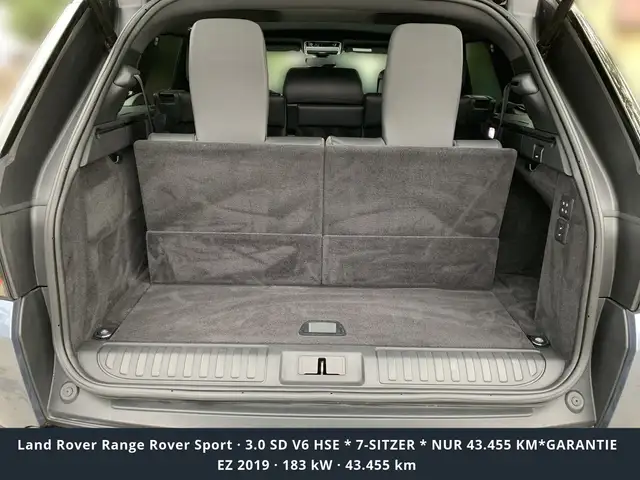 Land Rover Range Rover Sport 3.0 SD V6 HSE * 7-SITZER * NUR 43.455 KM*GARANTIE Ansicht 8