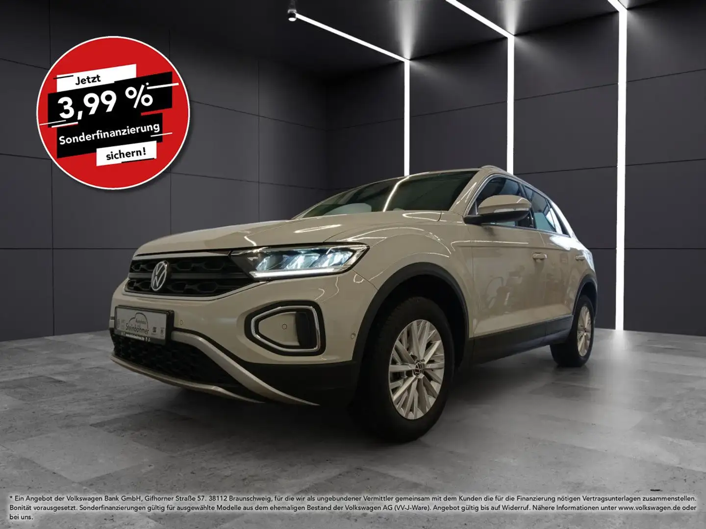 Volkswagen T-Roc Life 1.5 TSI NAVI AppCon LED AHK Bluetooth Grigio - 1