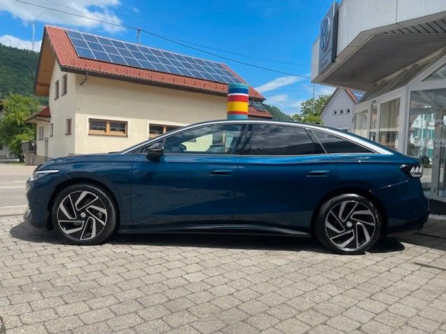 Volkswagen ID.7 Pro S 91 kWh/AHK/Anschlussgarantie/0,99% Fi Blauw - 2