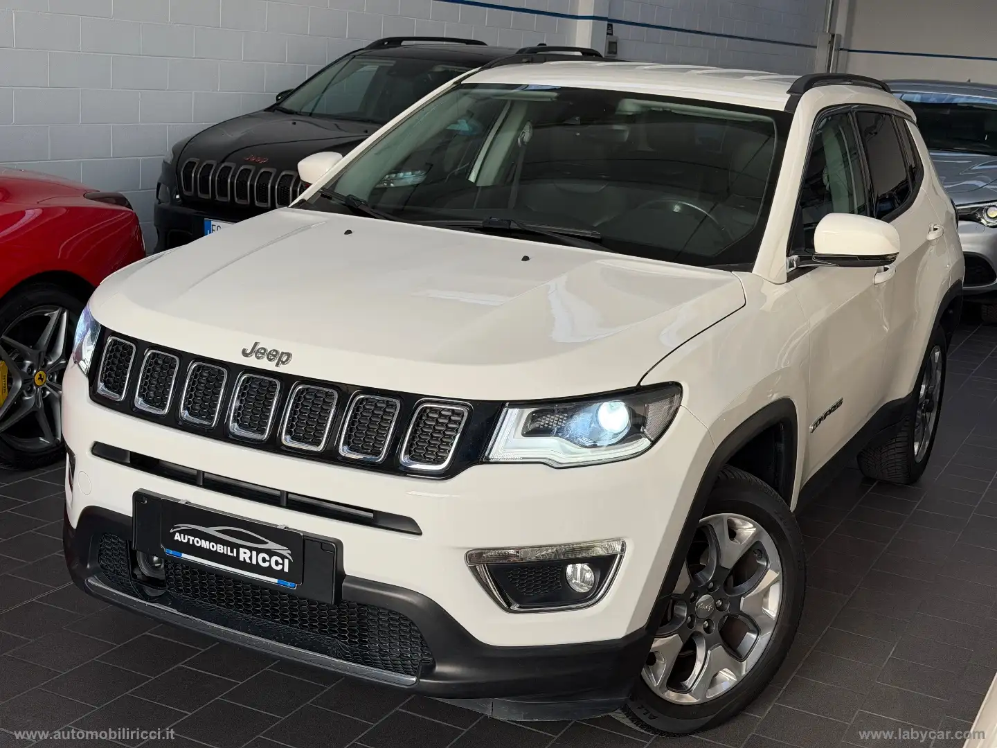 Jeep Compass 2.0 Mjt II 4WD Limited Blanc - 1