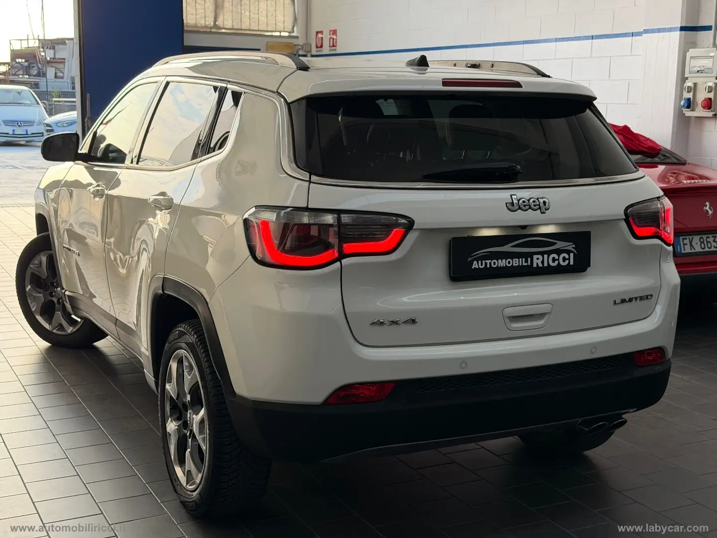 Jeep Compass 2.0 Mjt II 4WD Limited Blanc - 2