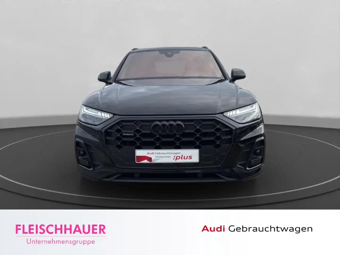 Audi Q5 40 TDI qu. S line Matrix+Navi+AHK+Pano+21''+Stdhzg Schwarz - 2