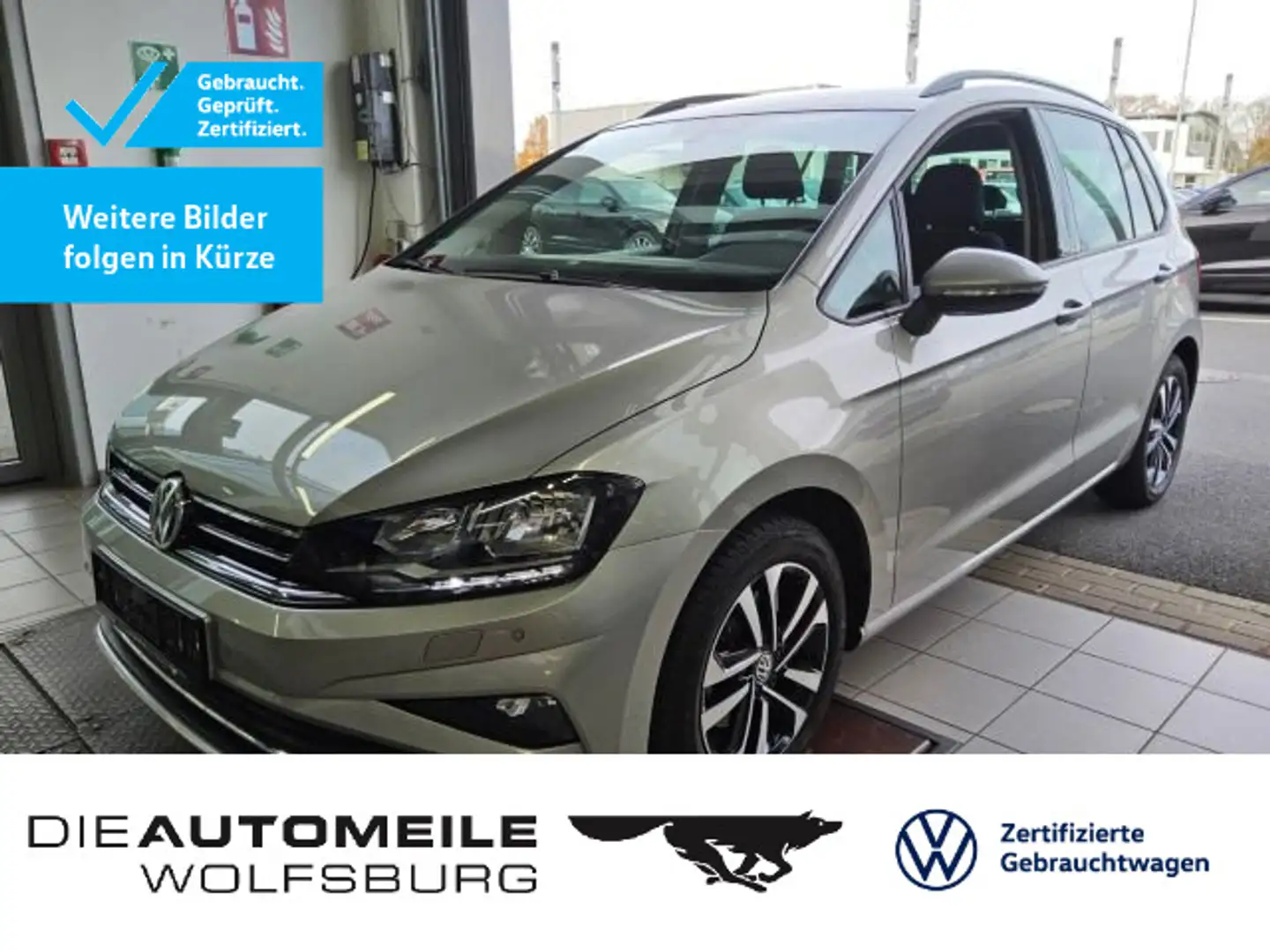 Volkswagen Golf 7 VII Sportsvan 1.5 TSI United Einparkhi/Mu Silber - 1