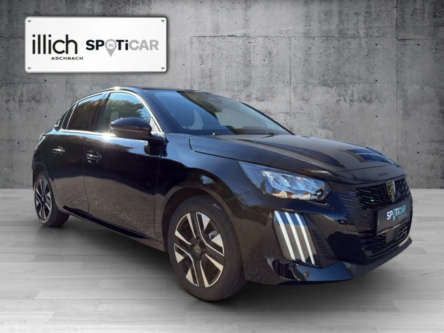 Peugeot 208 ALLURE Benzin 100 6-Gang-Manuell Schwarz - 1