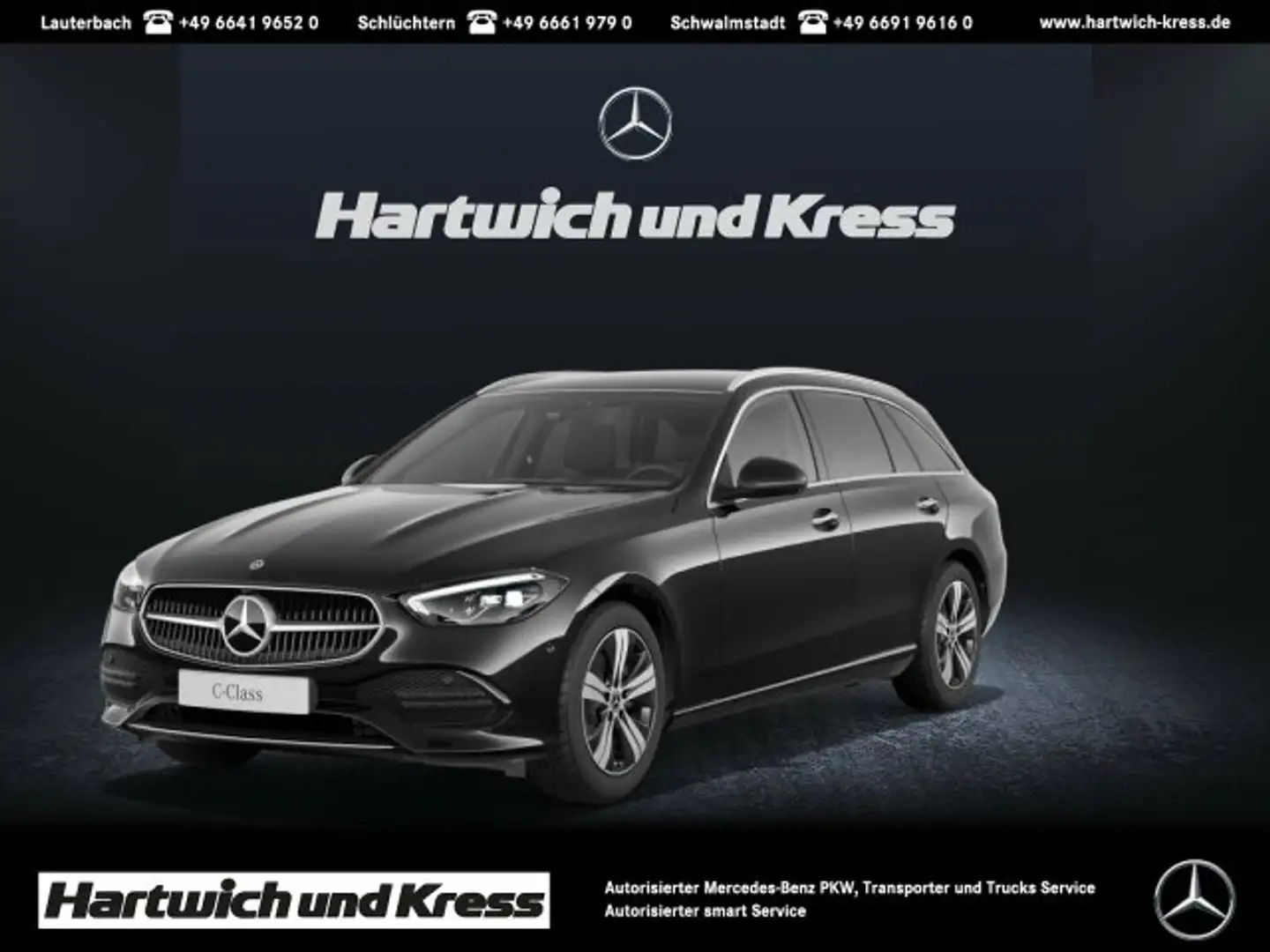 Mercedes-Benz C 180 C 180 T Edition Avantgarde+AHK+360°Kamera+LED+Memory+ Noir - 1