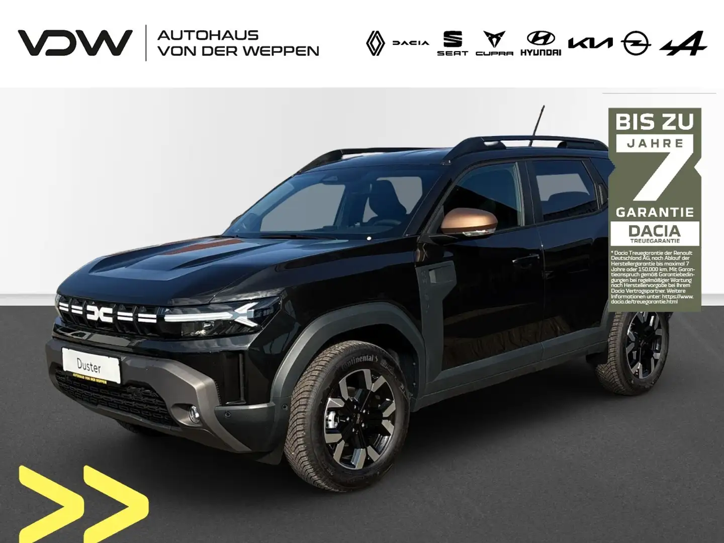 Dacia Duster TCe 130 Extreme 4x4 *Lagerwagen* Klima Schwarz - 1