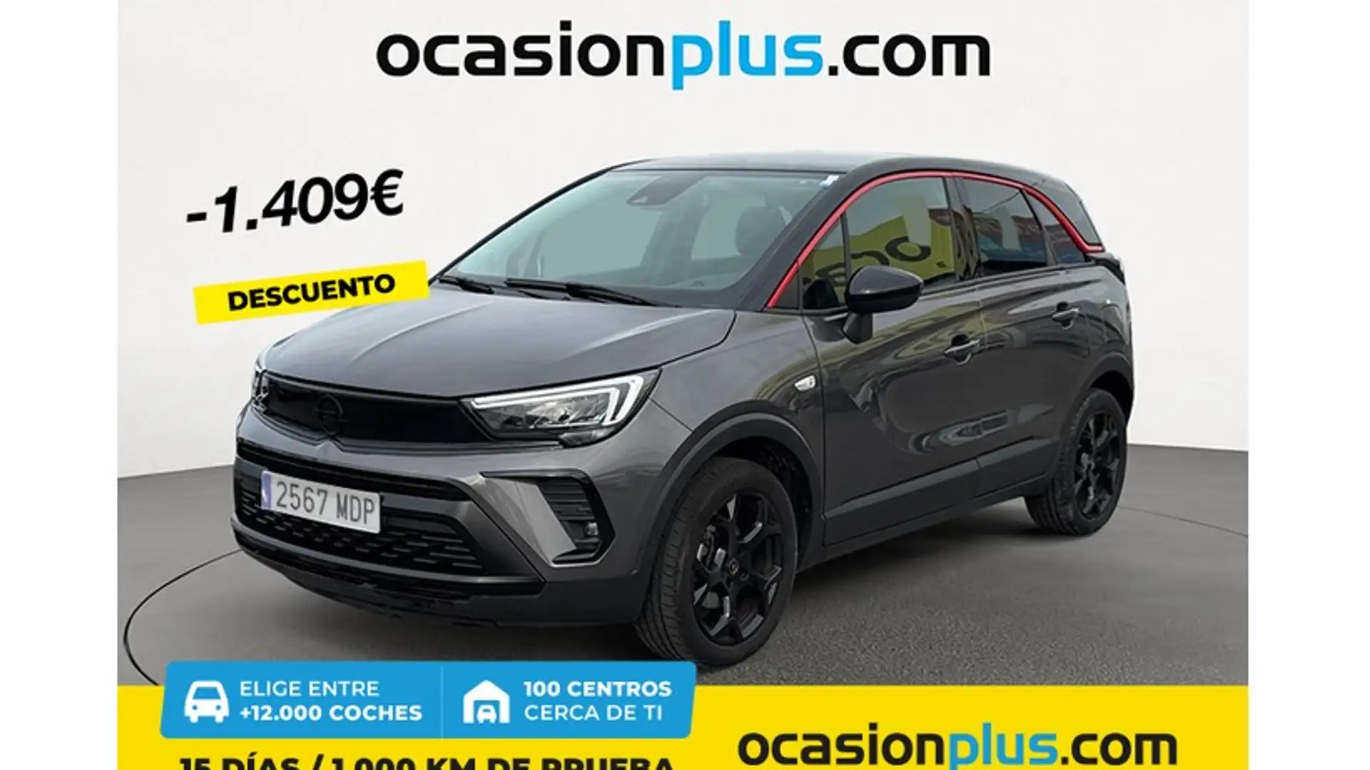 Opel Crossland 1.2 S&S GS 110 Grijs - 1