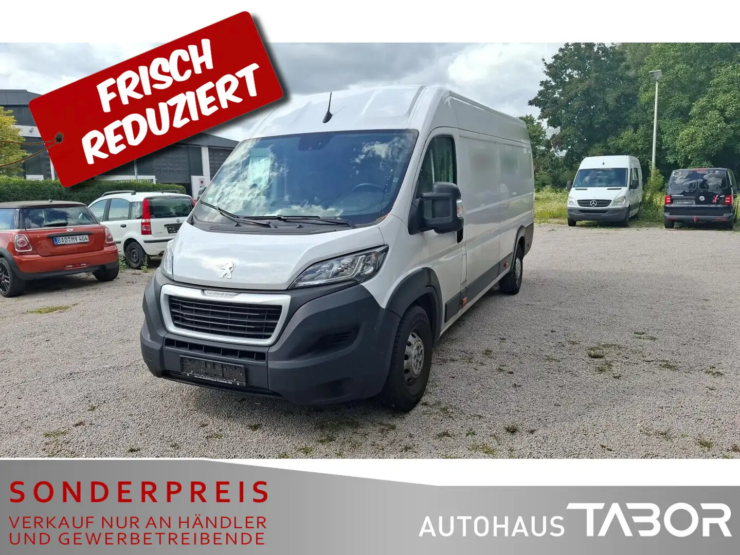 Peugeot Boxer 435 2.2 BlueHDi Pro L4H2 Klimaaut. PDC Weiß - 1