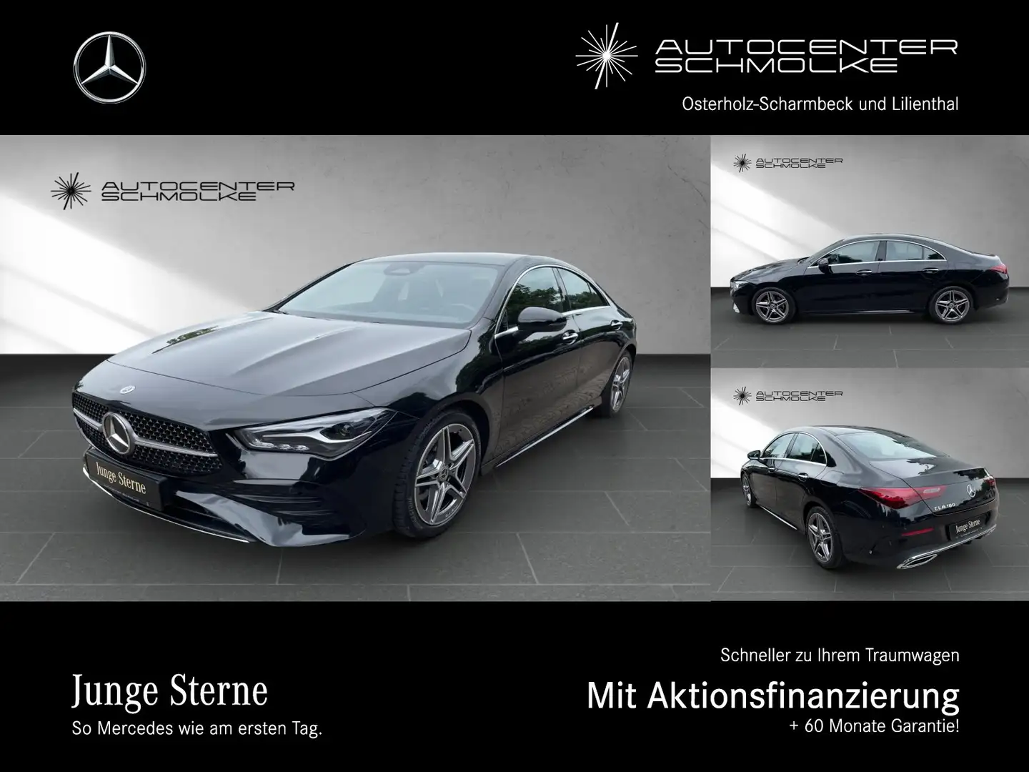 Mercedes-Benz CLA 180 CLA 180 AMG Advanced+ AMBIENTE*RFK*AUTOM*LED*etc Schwarz - 1