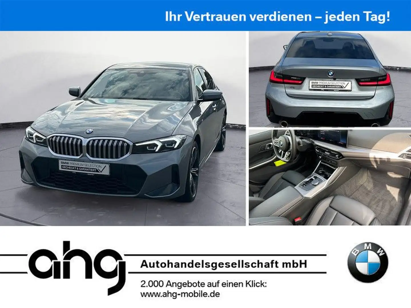 BMW 320 d xDrive Automatik M Sportpaket Rückfahrkamer Grau - 1