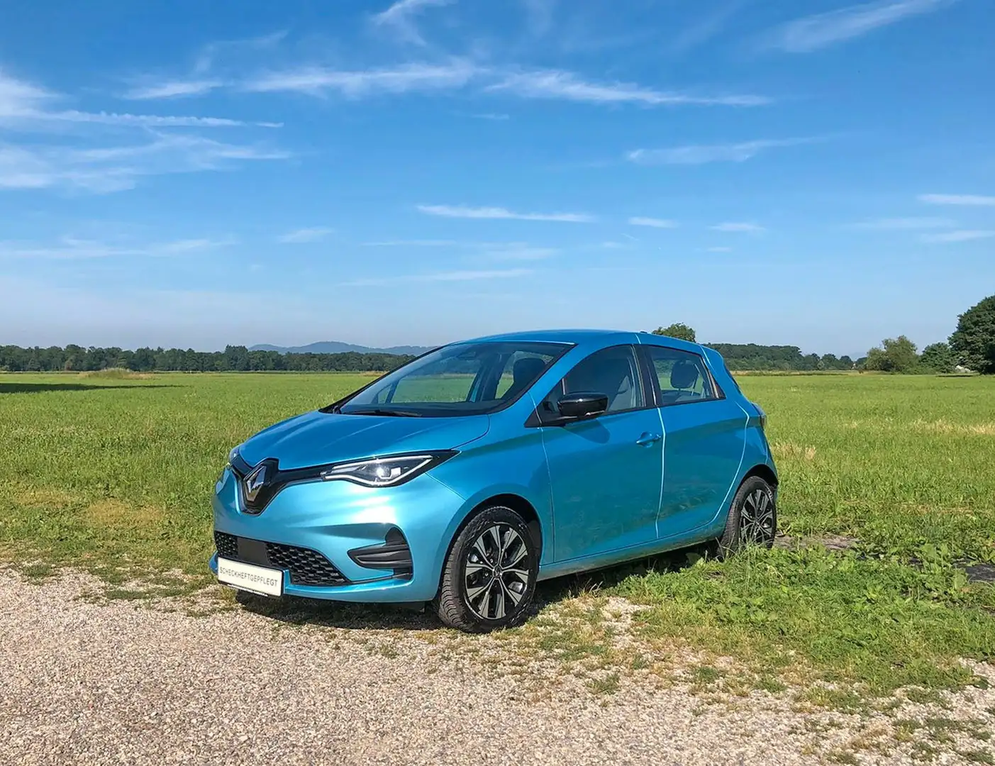 Renault ZOE Evolution / 1. HAND / SCHECKHEFT / CARPLAY Bleu - 1