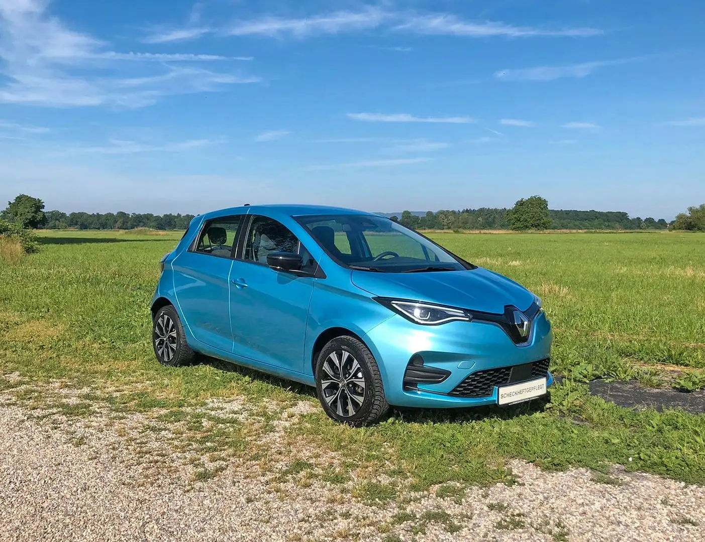 Renault ZOE Evolution / 1. HAND / SCHECKHEFT / CARPLAY Bleu - 2