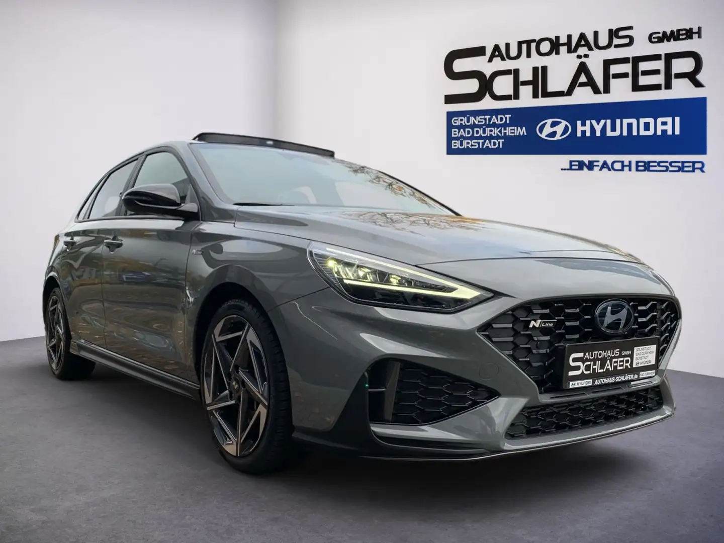 Hyundai i30 1.5 T-GDI N Line Mild-Hybrid Pan.Dach Sitz P Gris - 2