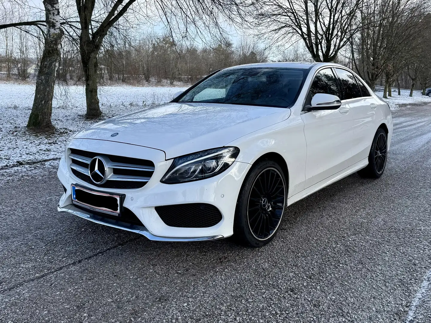 Mercedes-Benz C 180 BlueTEC AMG Line A-Edition Plus Aut. Weiß - 1