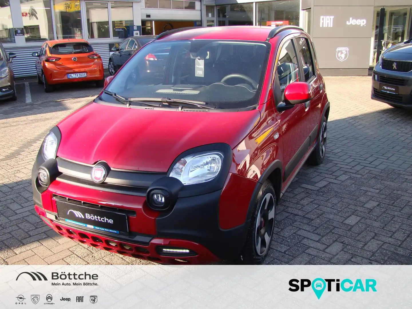 Fiat Panda Red - CROSS / Klimaautomatik Rot - 1