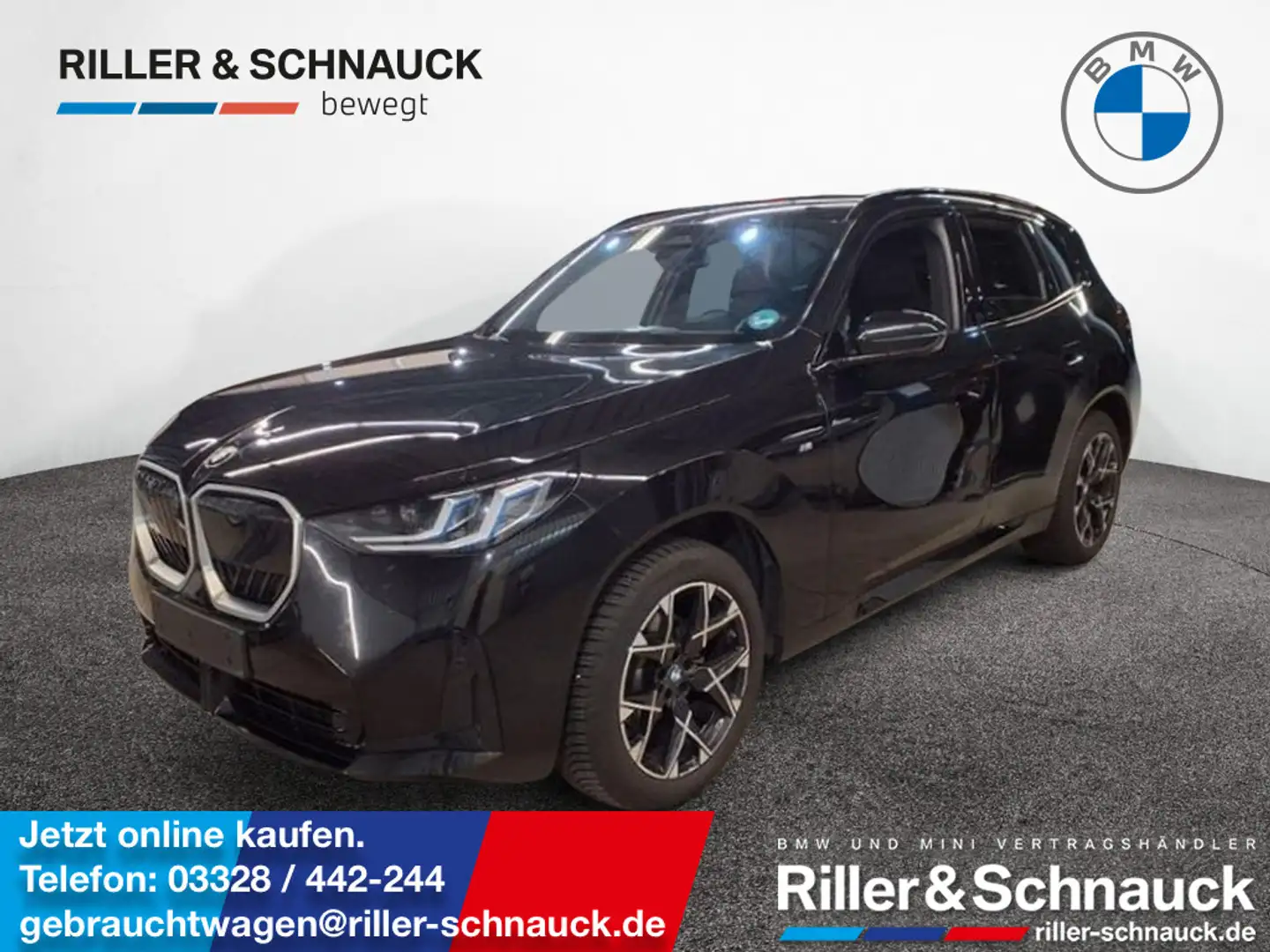 BMW X3 xDrive 20d M Sport AHK+HUD+ACC+360°KAM+HK Schwarz - 1