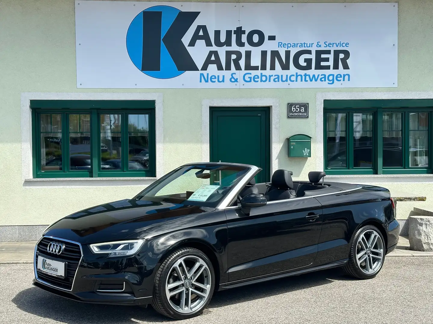 Audi A3 Cabriolet 1,6 TDI design Noir - 1