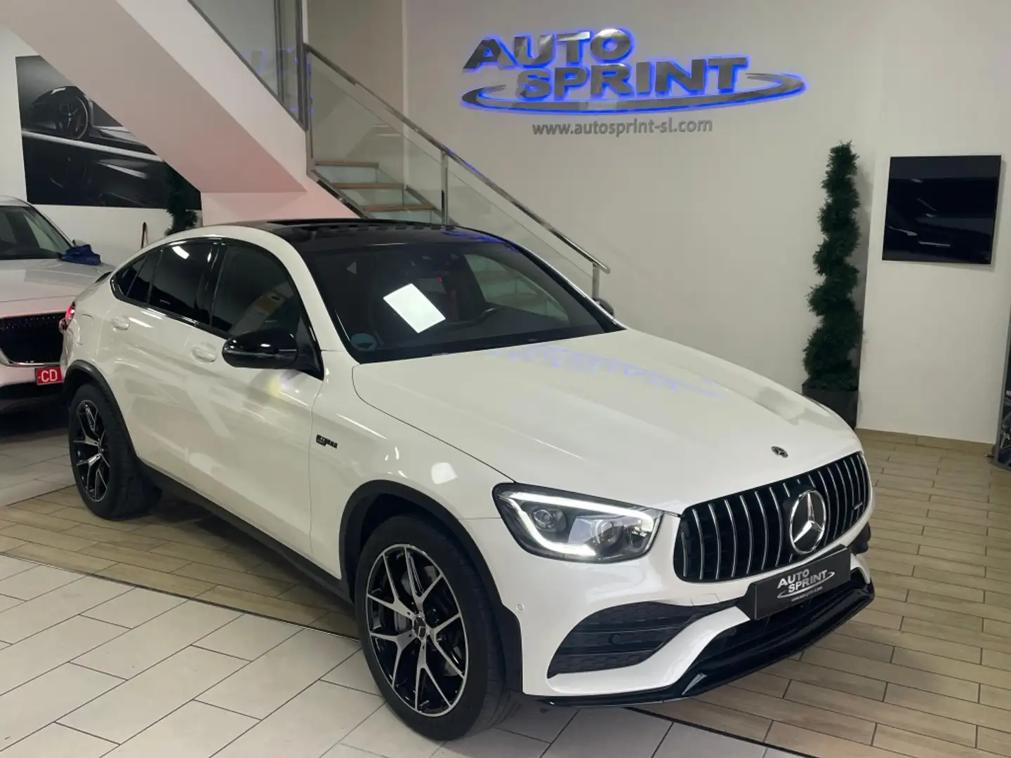 Mercedes-Benz GLC 43 AMG Coupé 4Matic Speedshift TCT 9G Blanc - 1