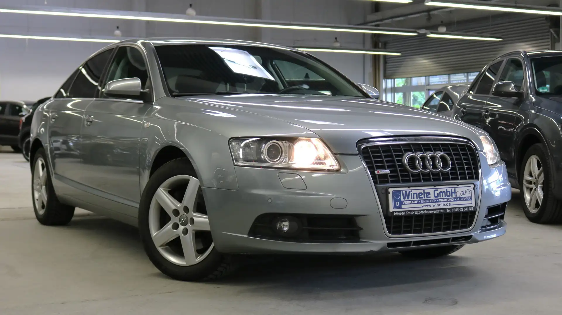 Audi A6 2.0 TFSI*SLINE*2HAND*AHK*SHZ*PDC*NAVI*KLIMAAUT*uvm Grau - 1
