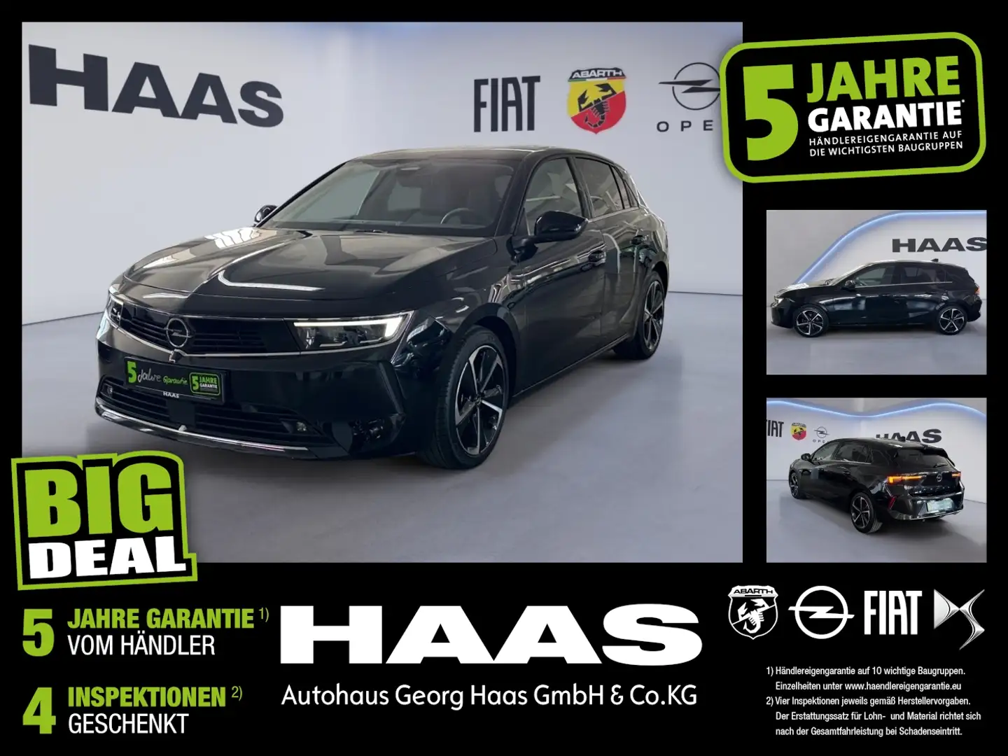 Opel Astra L 1.2 Turbo Klimaautomatik Bluetooth Zwart - 1