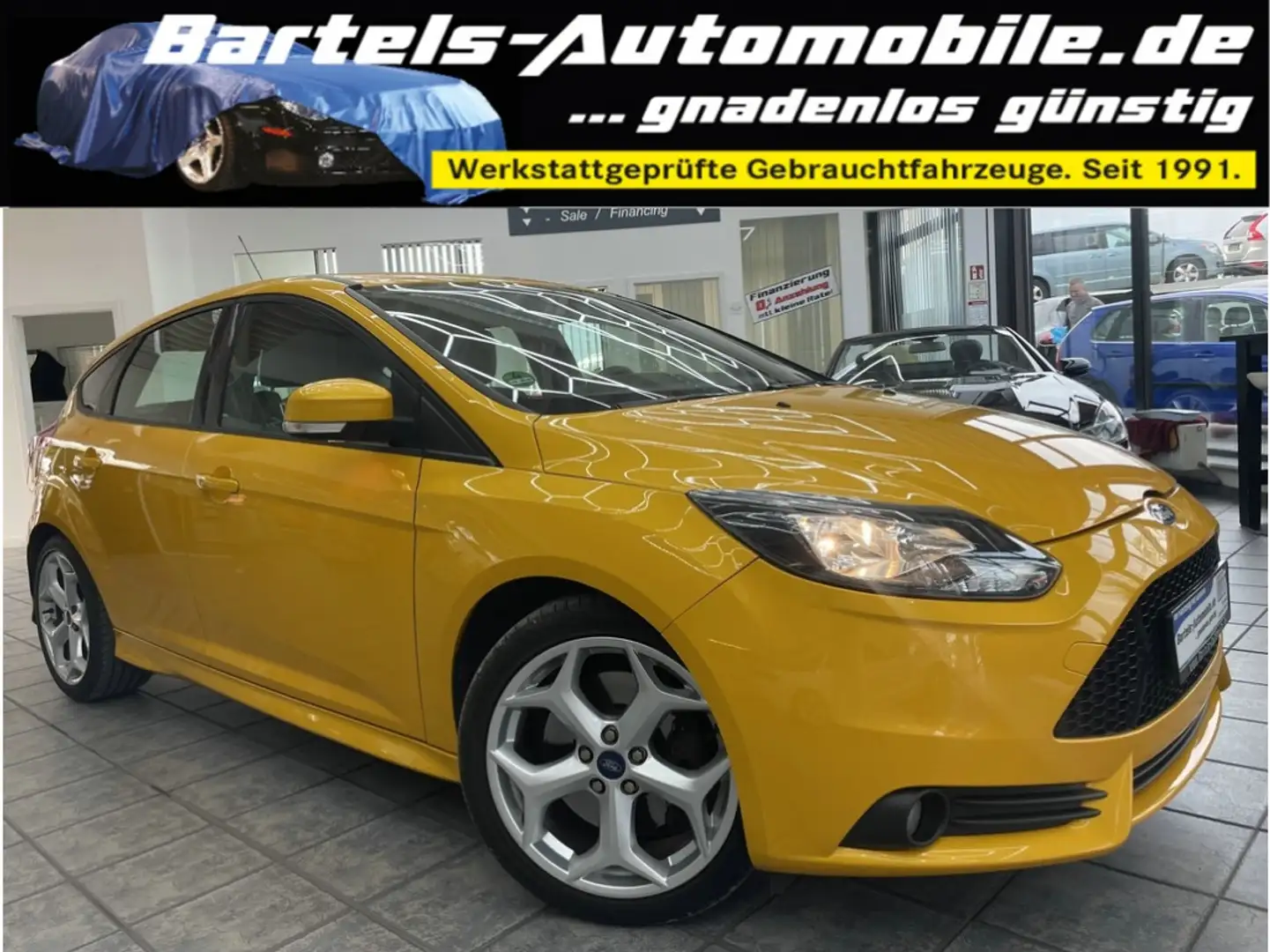 Ford Focus ST 2.0 EcoBoost, 2.Hand, Leder, Kamera Yellow - 1