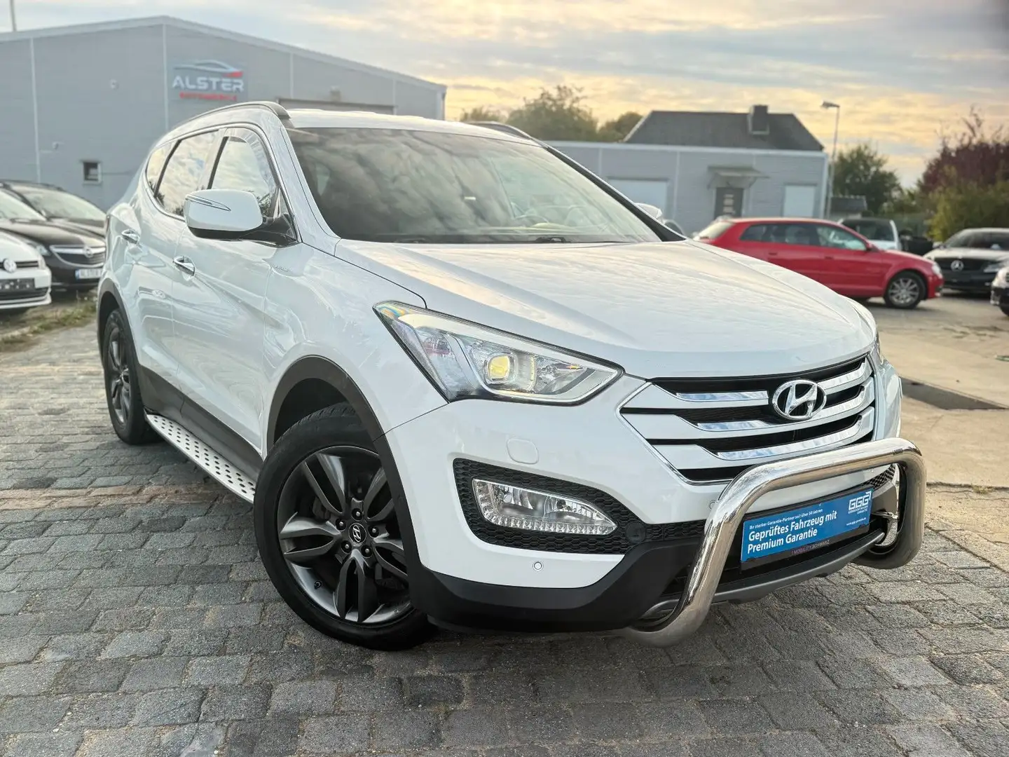 Hyundai SANTA FE Premium 2.2 Allrad 4WD *AHK* Weiß - 1