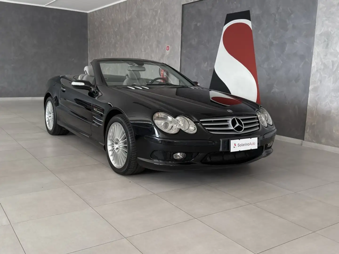 Mercedes-Benz SL 55 AMG SL 55 k AMG 500cv- ASI-Unico Proprietario Noir - 1