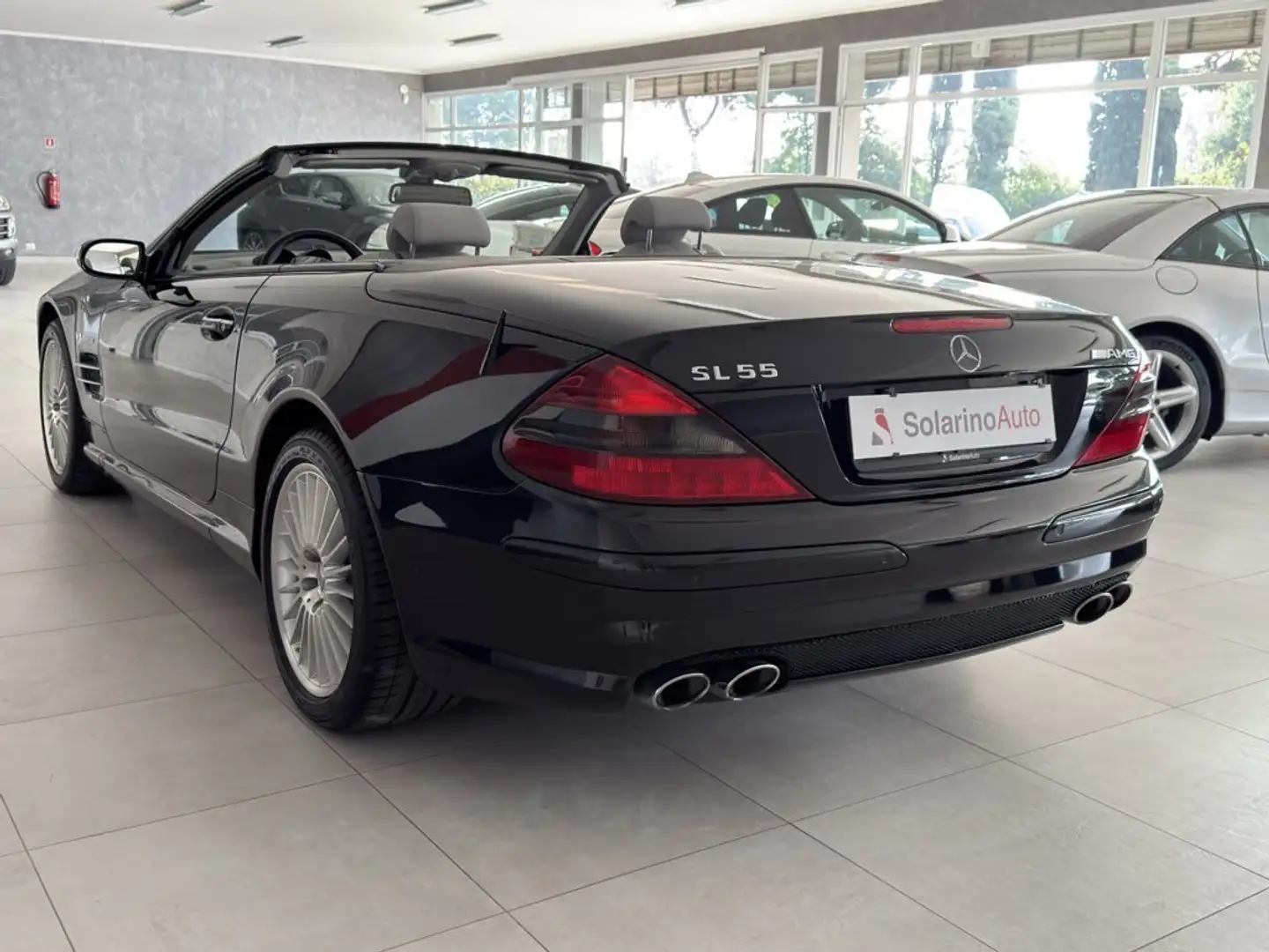 Mercedes-Benz SL 55 AMG SL 55 k AMG 500cv- ASI-Unico Proprietario Noir - 2