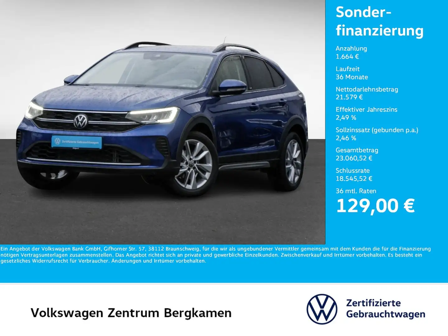 Volkswagen Taigo 1.5 MOVE LM17 CARPLAY SITZHEIZUNG LED DAB+ Blauw - 1