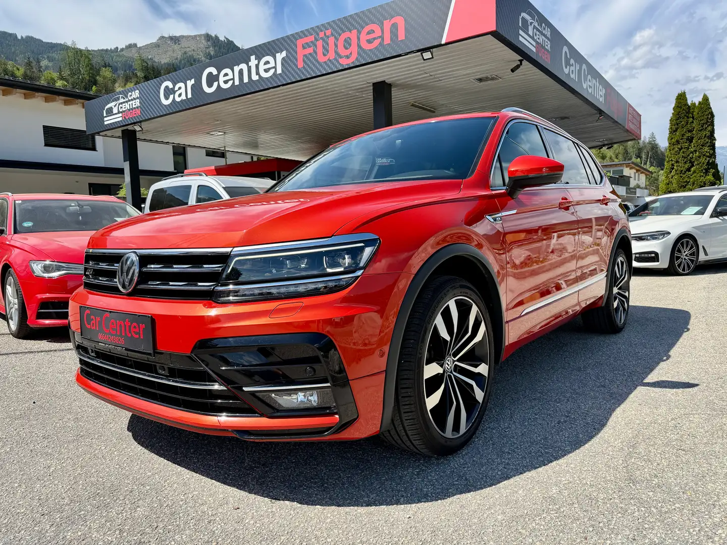 Volkswagen Tiguan Allspace R- Line Highline 4Motion DSG Orange - 2