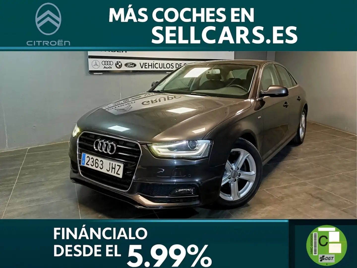 Audi A4 2.0TDI Sport edition S tronic 110kW Brun - 1