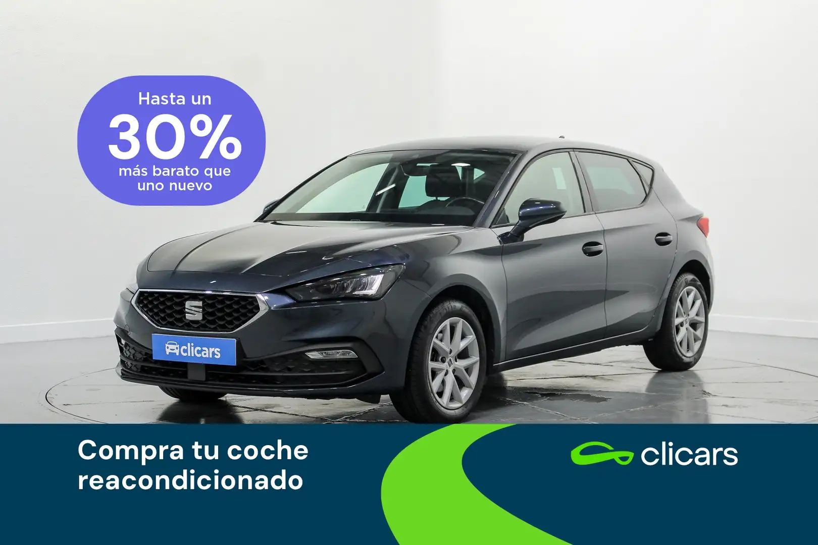 SEAT Leon 2.0TDI CR S&S Style Launch Pack con Navegador DSG- Gris - 1