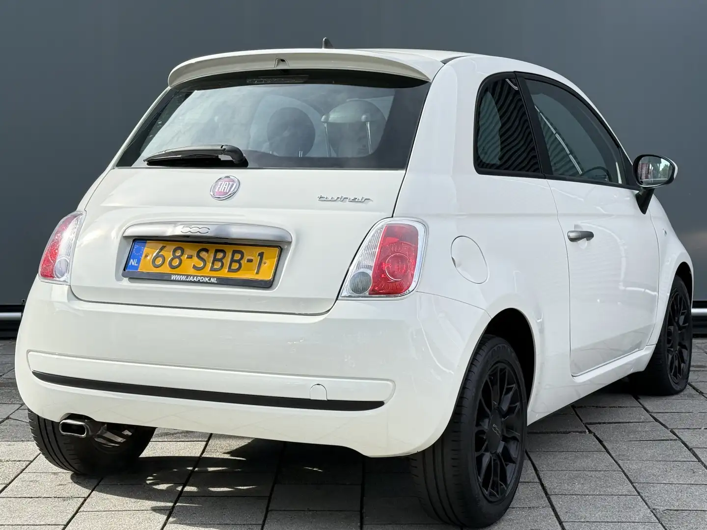 Fiat 500 BWJ 2011 | 0.9 86PK TwinAir | AIRCO | LEDER/STOF | Wit - 2