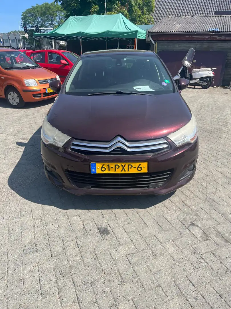 Citroen C4 1.6 VTi Tendance ECC TREKHAAK CRUISE CONTROL Rouge - 1