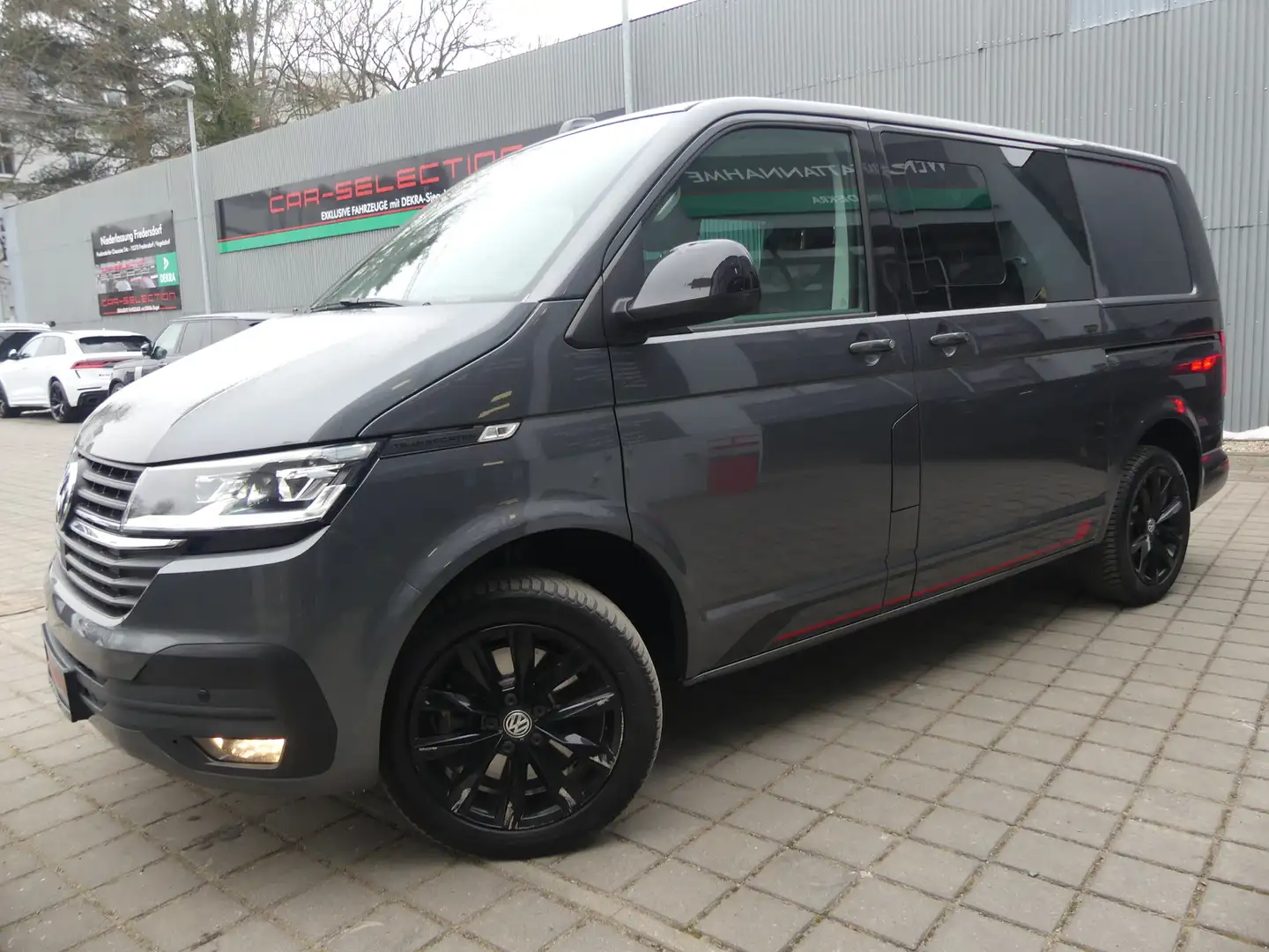Volkswagen T6.1 Transporter Mixto 2.0 TDi 4Motion LED/NAVI/AHK Gris - 2