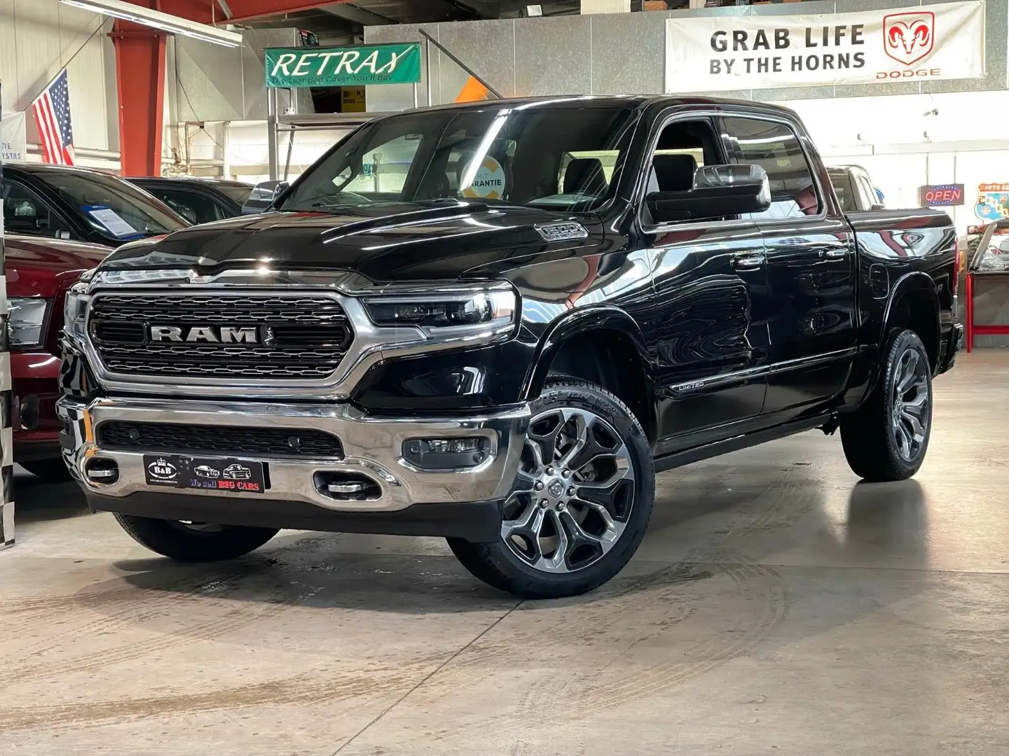 Dodge RAM LIMITED+CREW+12"+PANO+LUFT+KAMERA+AHK+PRINS+NAVI Schwarz - 2