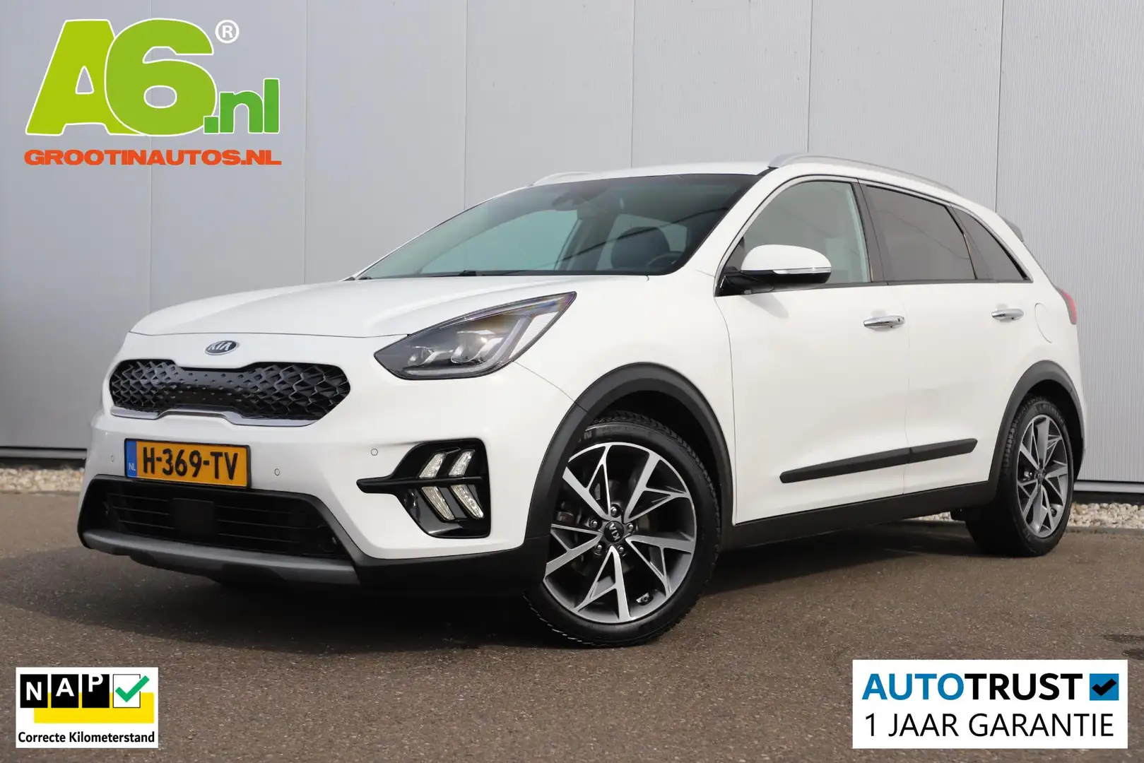 Kia Niro 1.6 GDi Hybrid Style Edition Half Leder Carplay An Weiß - 1