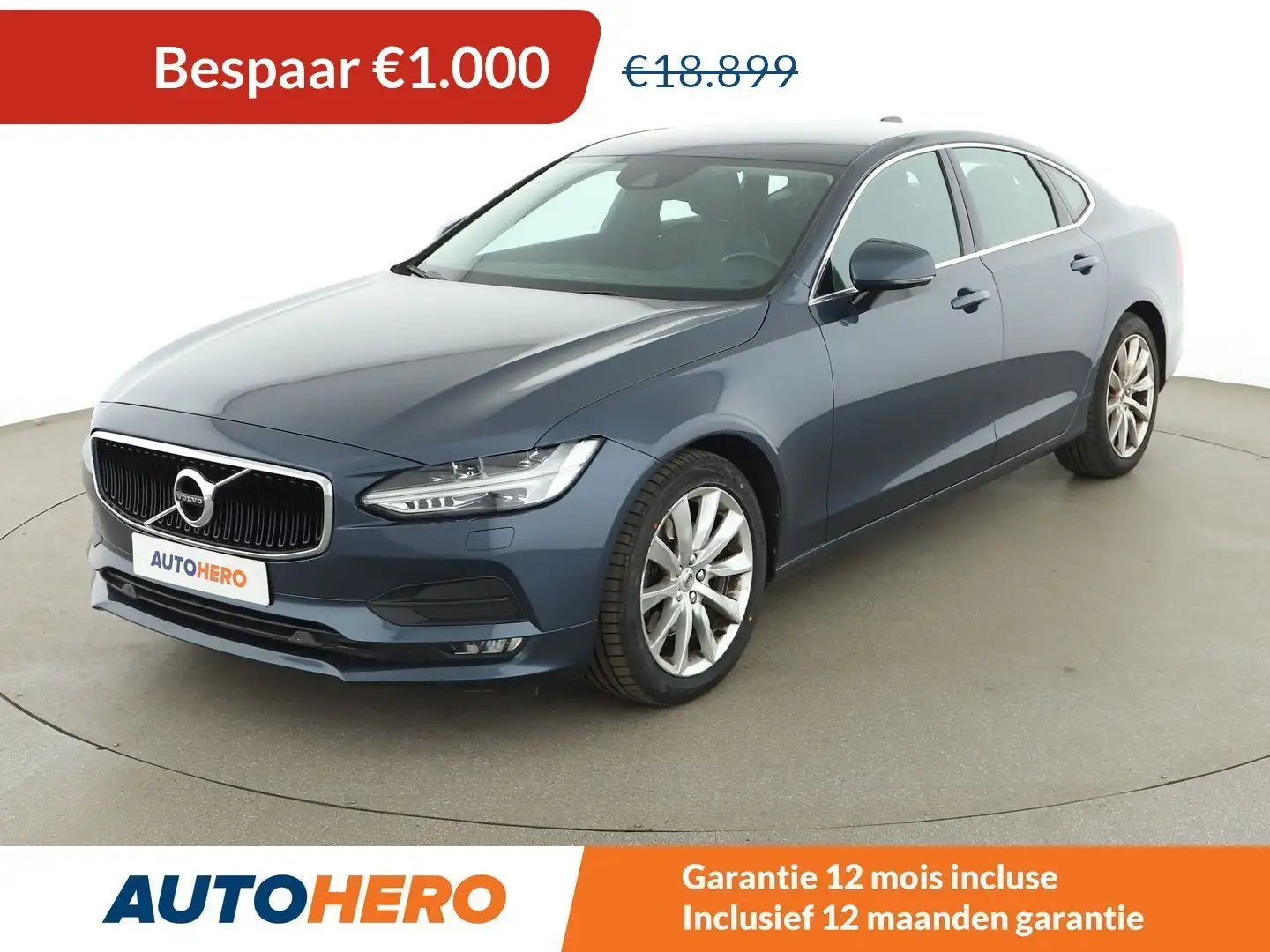 Volvo S90 2.0 D3 Momentum Bleu - 1