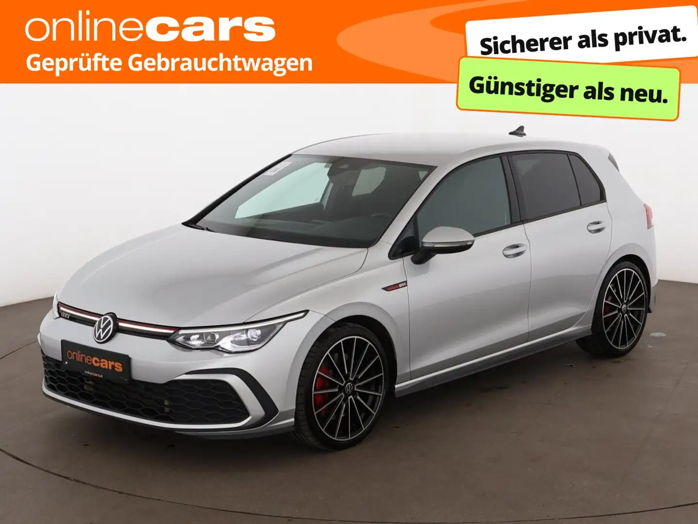 Volkswagen Golf GTI Golf VIII 2.0 TSI GTI Aut LED AHK RADAR NAVI PDC Silber - 1