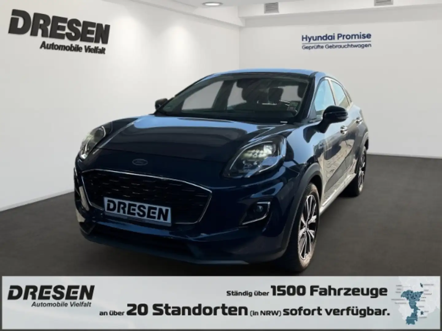Ford Puma Titanium Design Navi LED DAB Ambientebeleuchtung S Blauw - 1