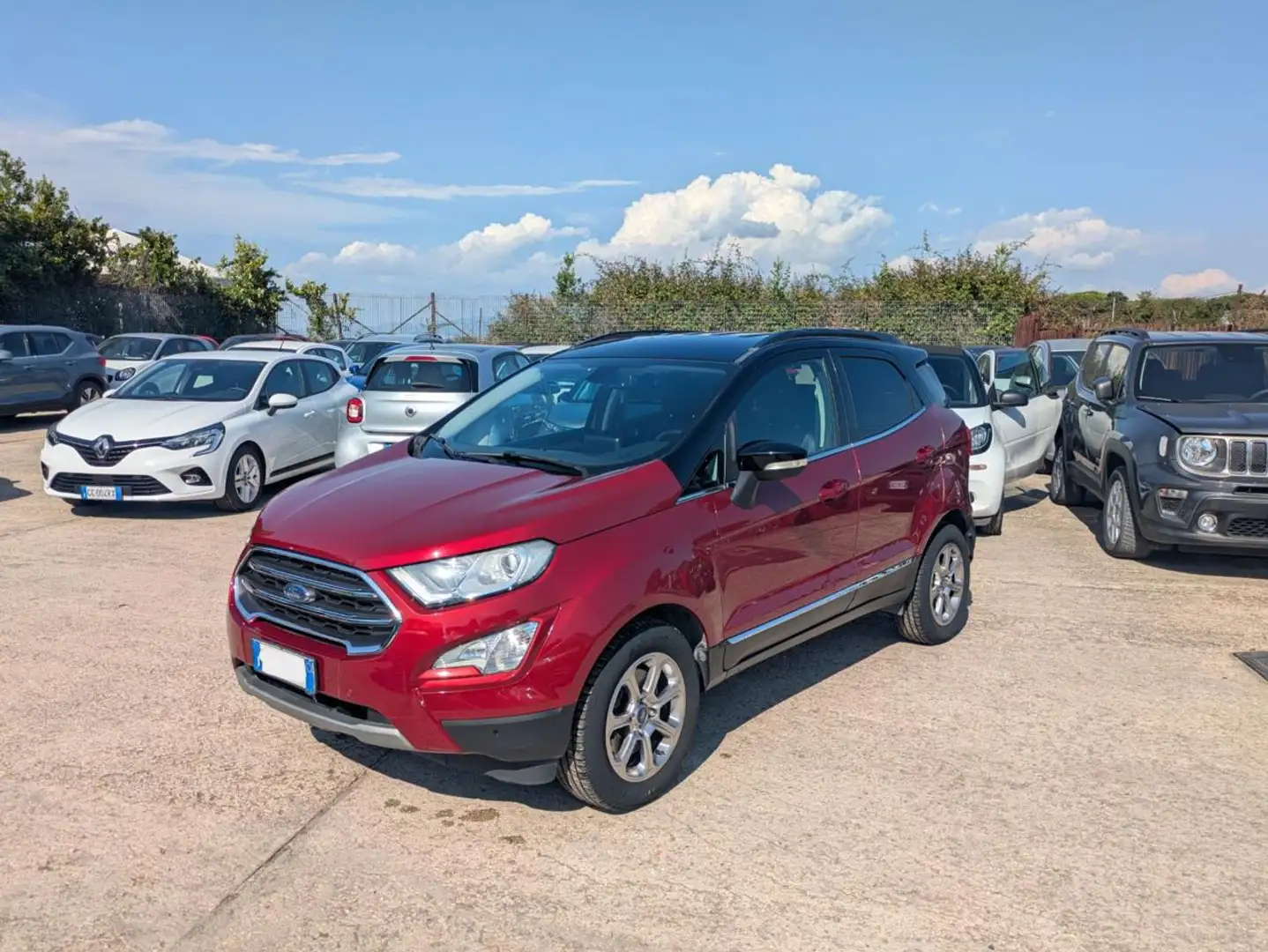 Ford EcoSport TITANIUM 1.0EcoBoost 125cv SENS PARK ANT/POST Roşu - 1
