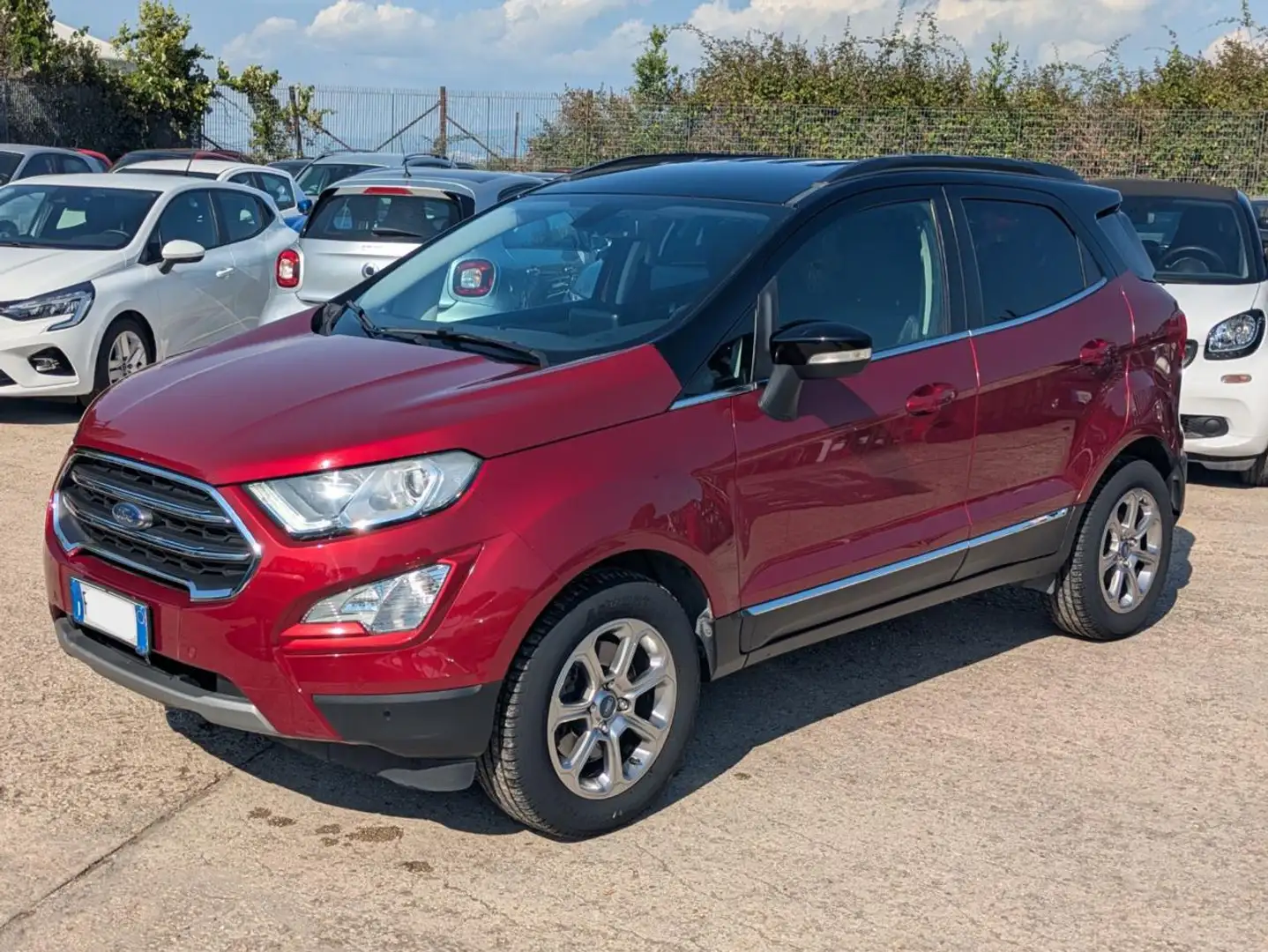Ford EcoSport TITANIUM 1.0EcoBoost 125cv SENS PARK ANT/POST Roşu - 2