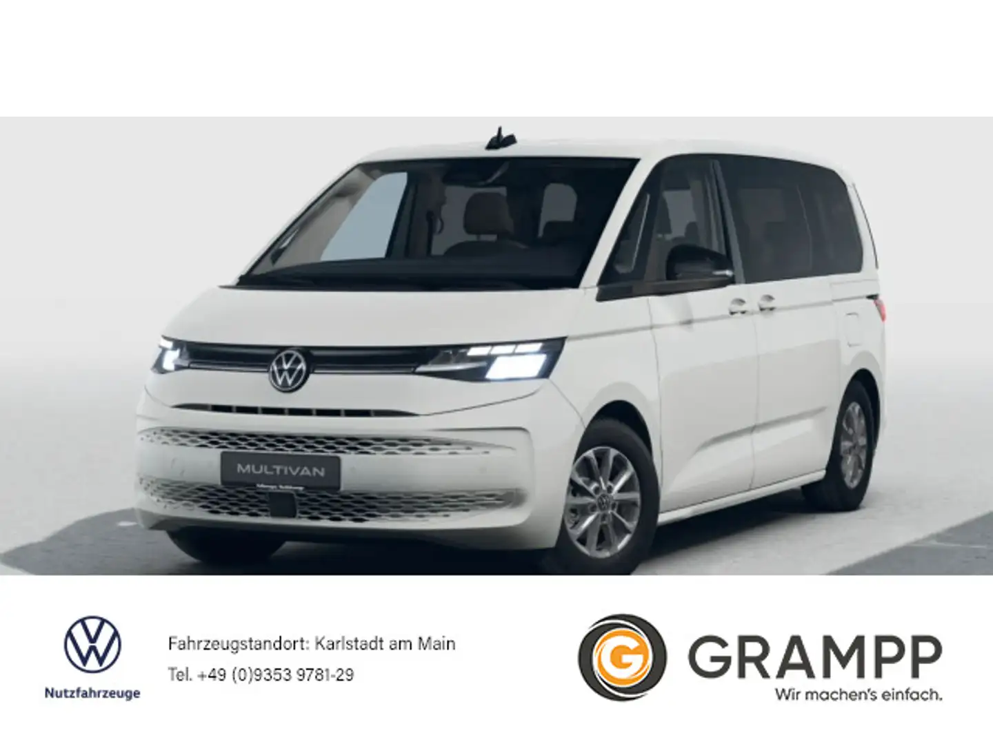 Volkswagen T7 Multivan Life 2.0TDI DSG +AHK+KAMERA+7 SITZE+LED Weiß - 1