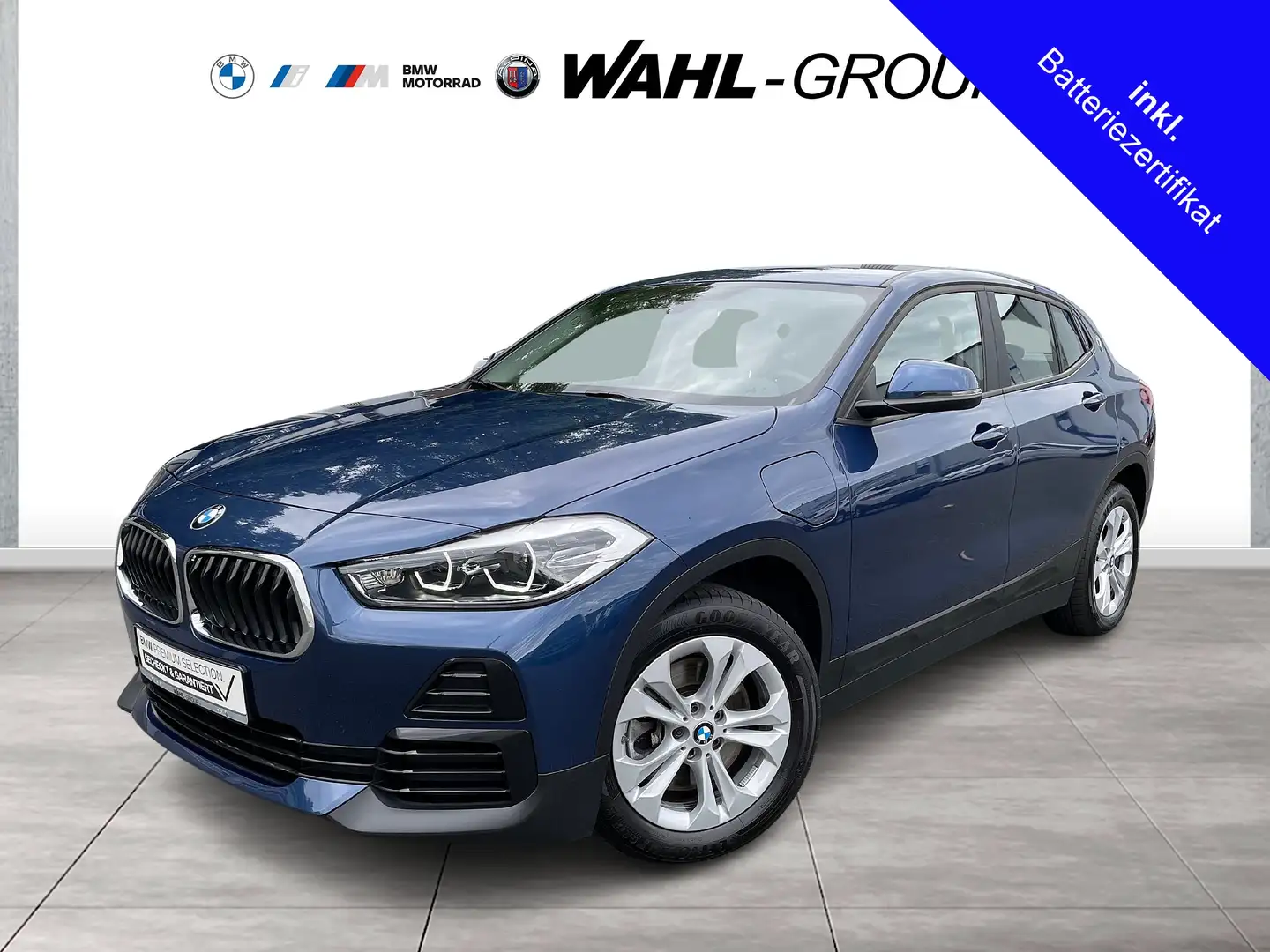 BMW X2 xDrive25e ADVANTAGE HIFI DAB LED NAVI SHZ ALU 17" Blue - 1