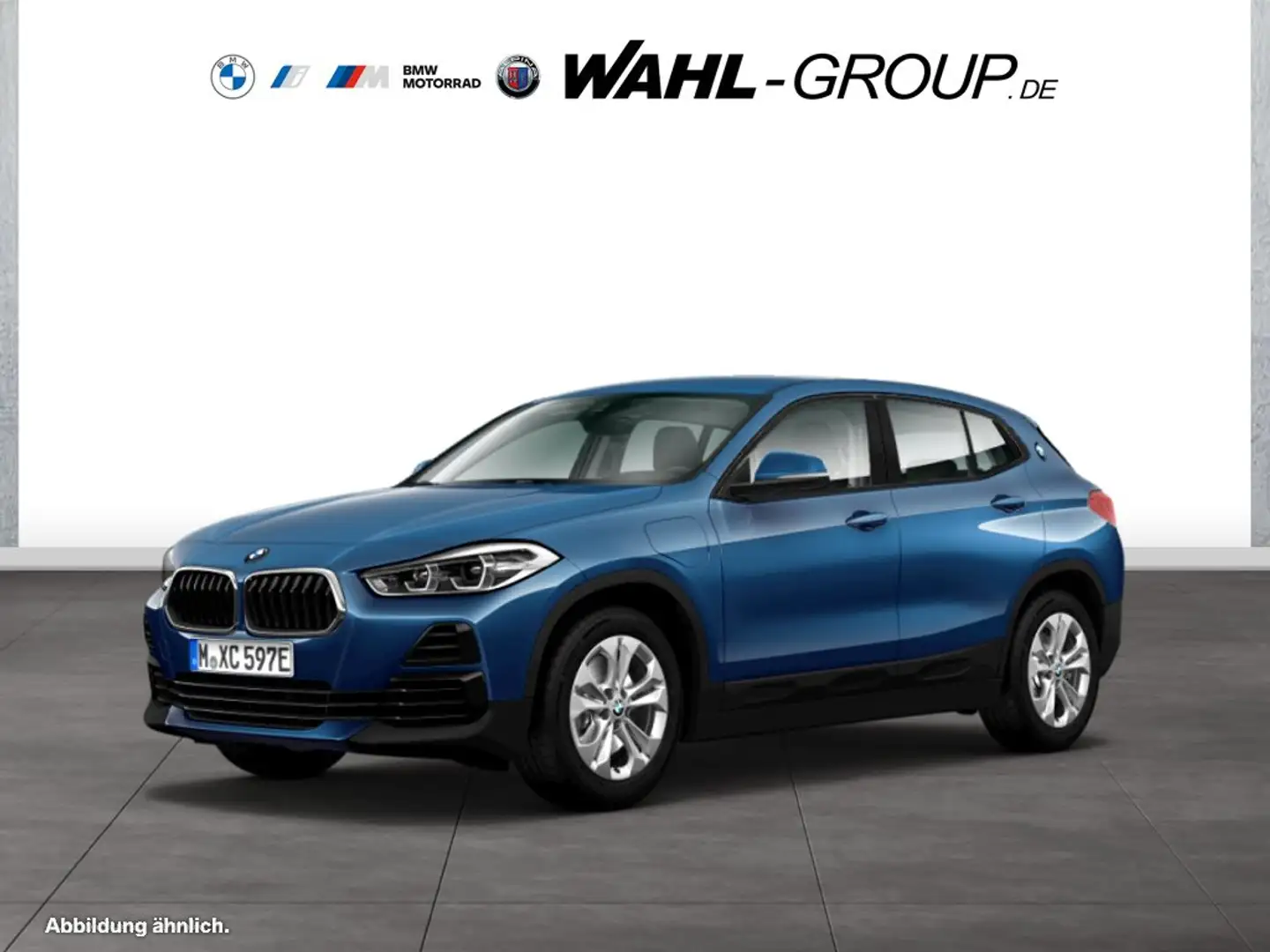 BMW X2 xDrive25e ADVANTAGE HIFI DAB LED NAVI SHZ ALU 17" Bleu - 1