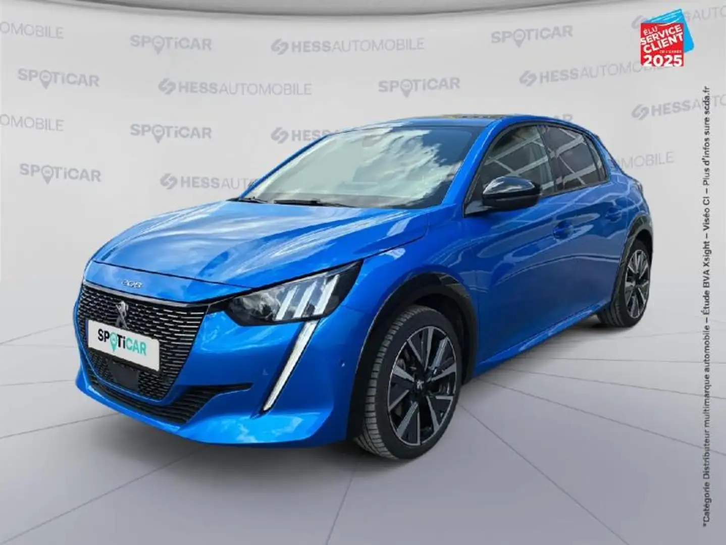 Peugeot 208 1.2 PureTech 100ch S\u0026S GT EAT8 Bleu - 1