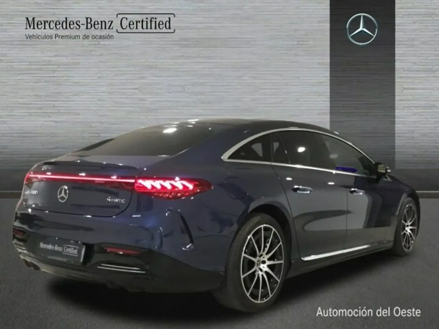 Mercedes-Benz EQS 580 4matic[0-802] Bleu - 2